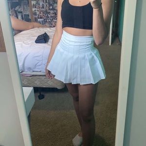 Pleaded tennis skirt